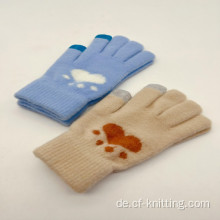 Niedrigpreis -Touchscreen -Strickhandschuhe für Kinder
